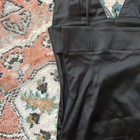 Aritzia black satin Zadie dress - Picture 8 of 8